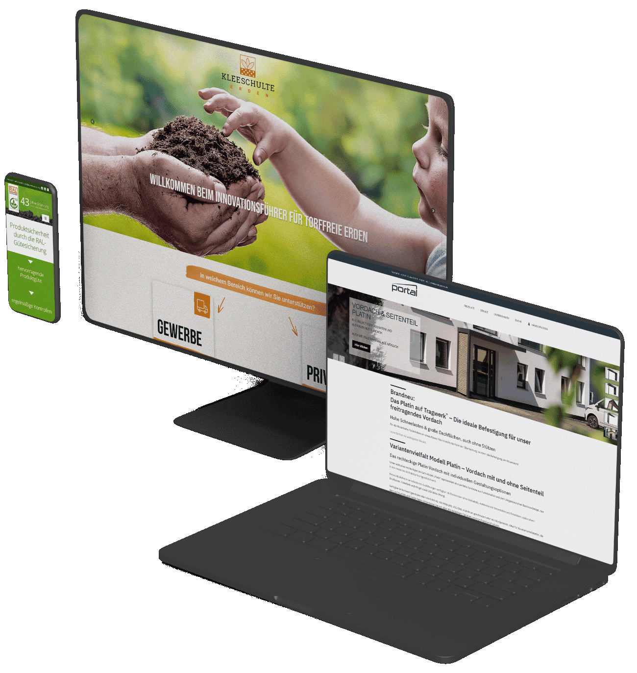 Arbeitsproben Webdivision