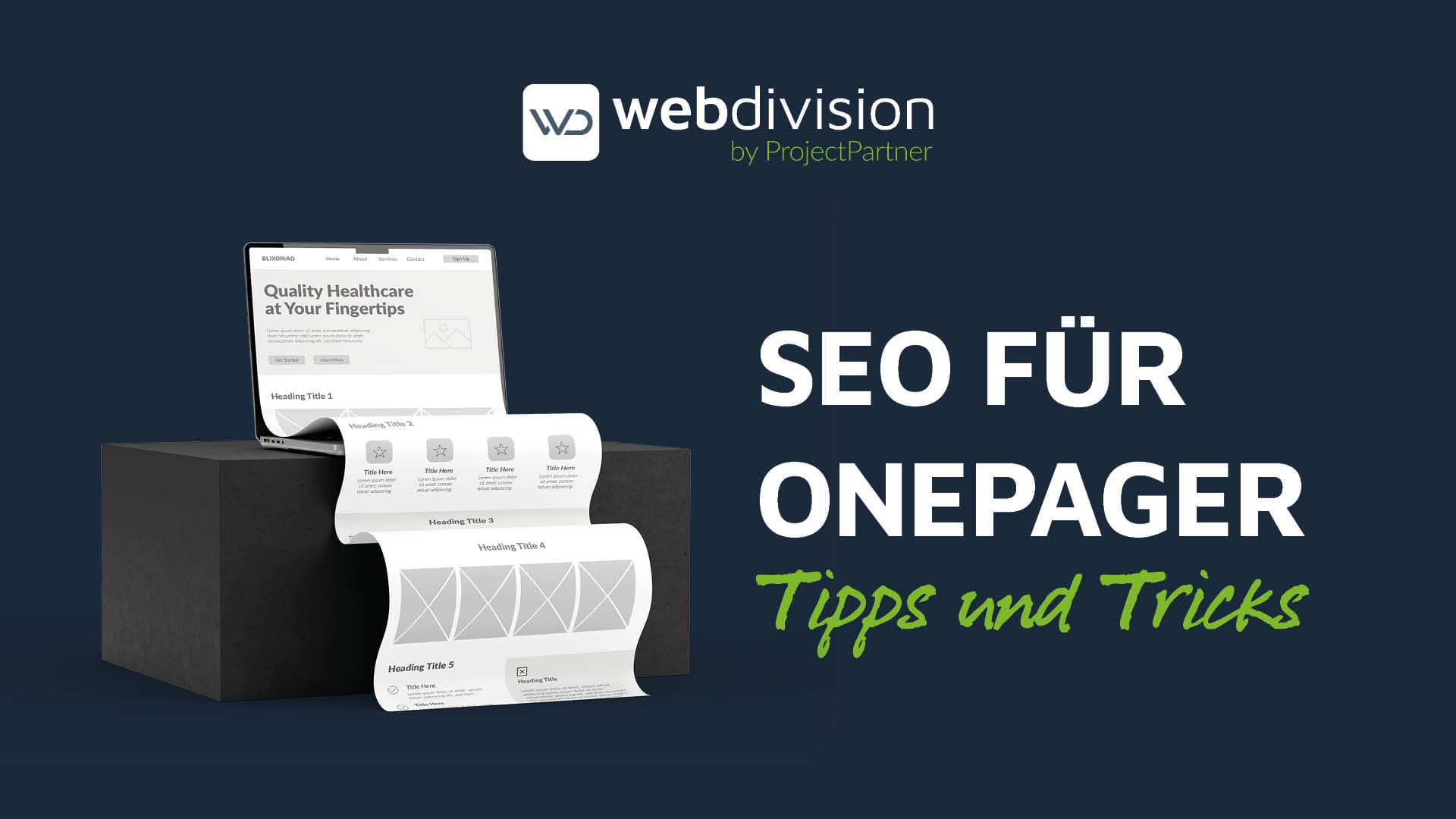 SEO für Onepager: Tipps und Tricks